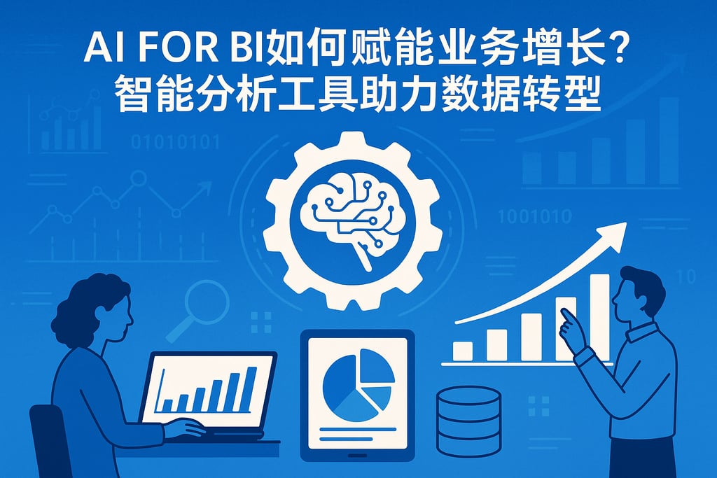 AI For BI如何赋能业务增长？智能分析工具助力数据转型